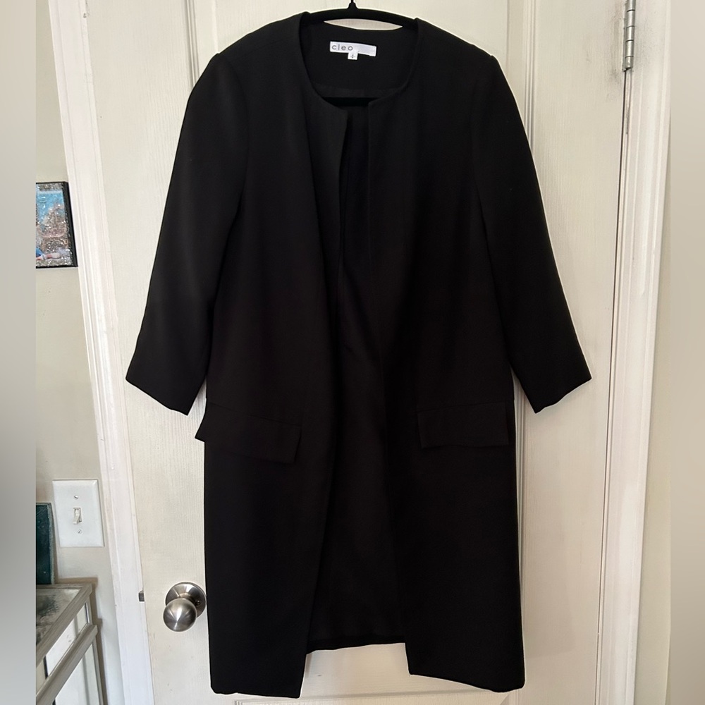 Cleo Long Black Coat